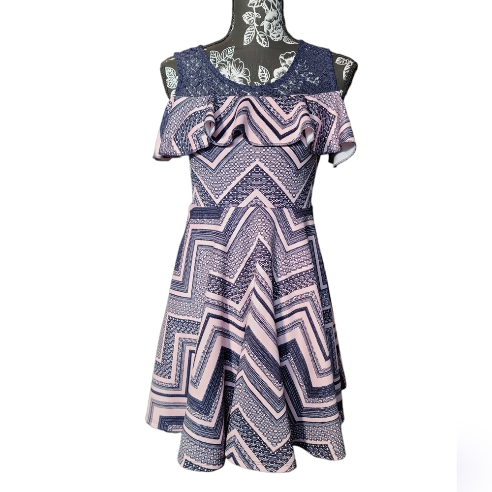 Girls size 14 knit works dress